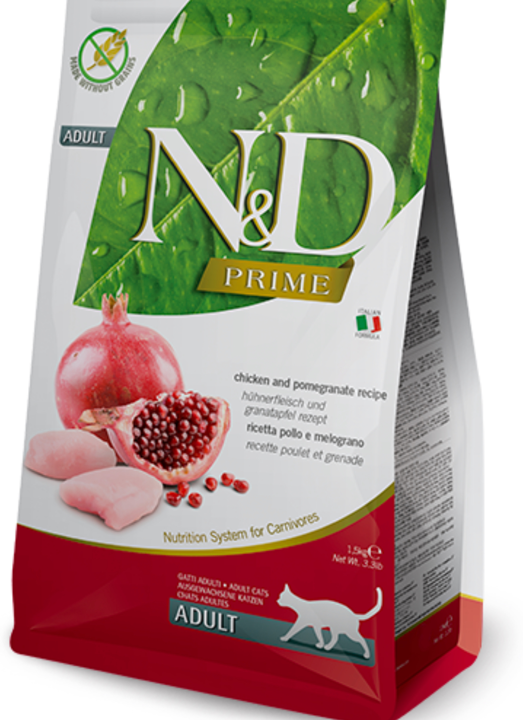 ND CHICKEN AND POMEGRANATE RECIPE ADULT 1,5 KG